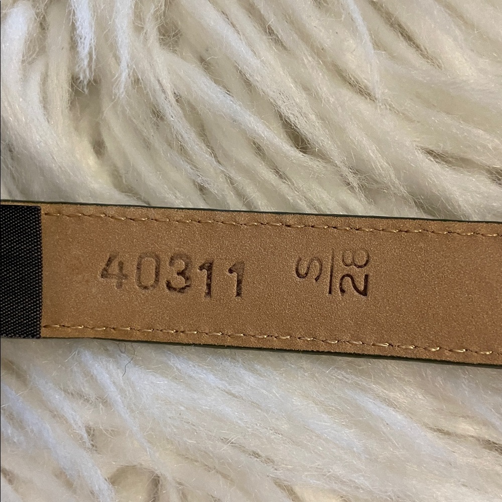 Brighton Crocodile Pattern Belt with Silver Accents size 28 excellent condition - Picture 5 of 8
